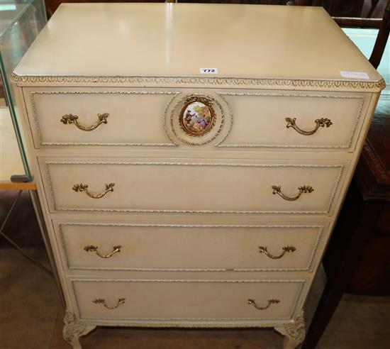 Louis XVth style chest of drawers